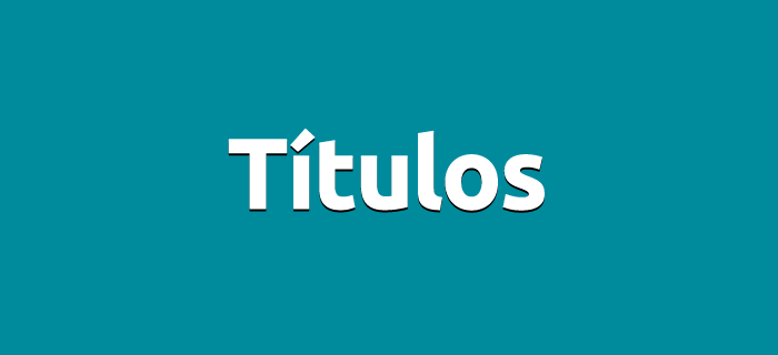 Titulos